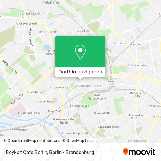 Beykoz Cafe Berlin Karte
