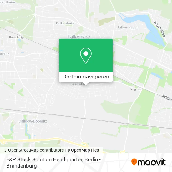 F&P Stock Solution Headquarter Karte