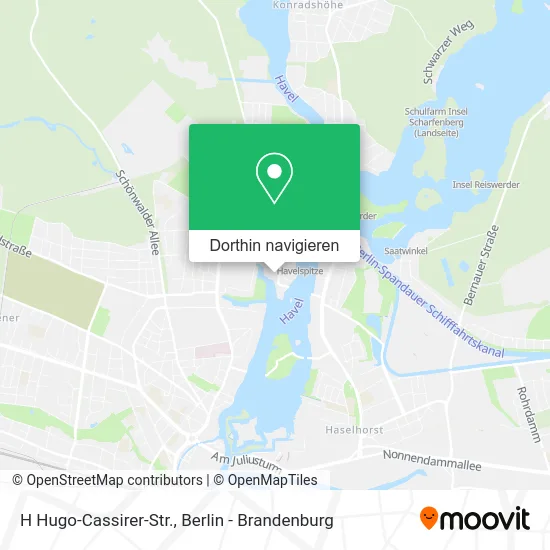 H Hugo-Cassirer-Str. Karte