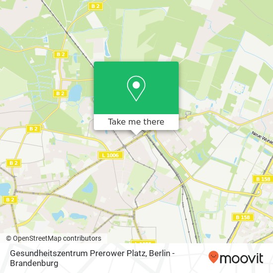 Gesundheitszentrum Prerower Platz Karte