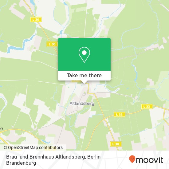 Brau- und Brennhaus Altlandsberg Karte