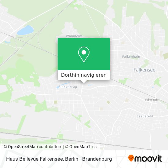 Haus Bellevue Falkensee Karte