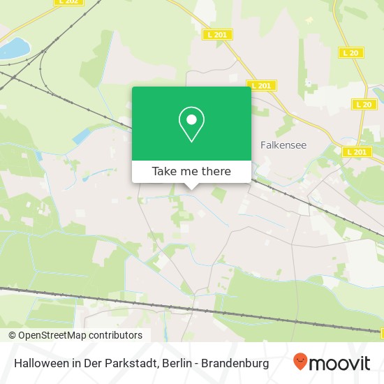 Halloween in Der Parkstadt Karte