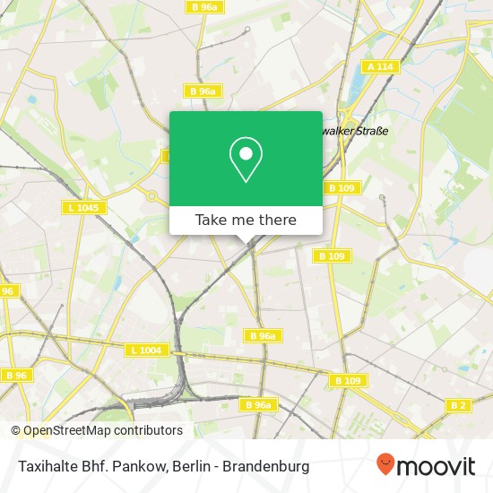 Taxihalte Bhf. Pankow Karte