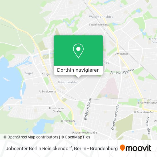 Jobcenter Berlin Reinickendorf Karte