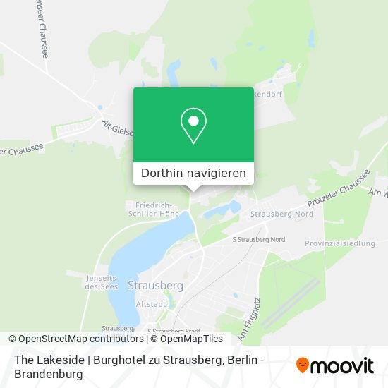 The Lakeside | Burghotel zu Strausberg Karte