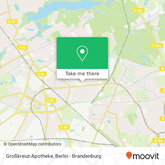 Großkreuz-Apotheke Karte