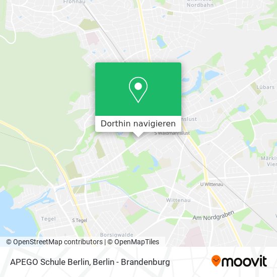 APEGO Schule Berlin Karte