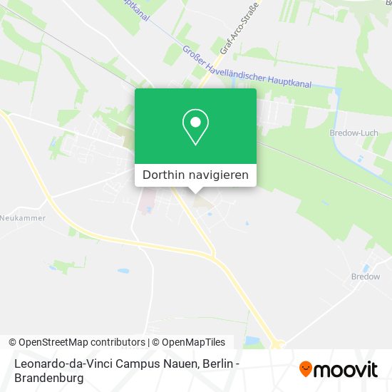 Leonardo-da-Vinci Campus Nauen Karte