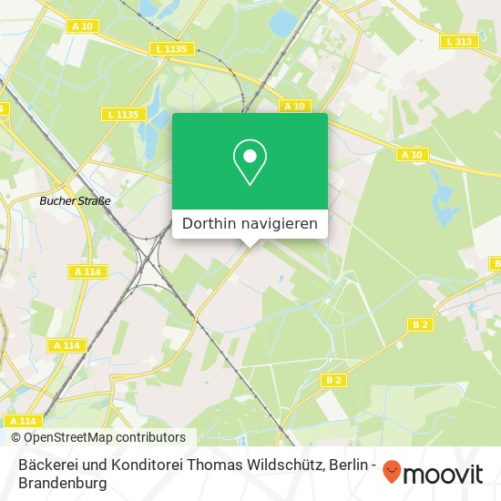 Bäckerei und Konditorei Thomas Wildschütz Karte