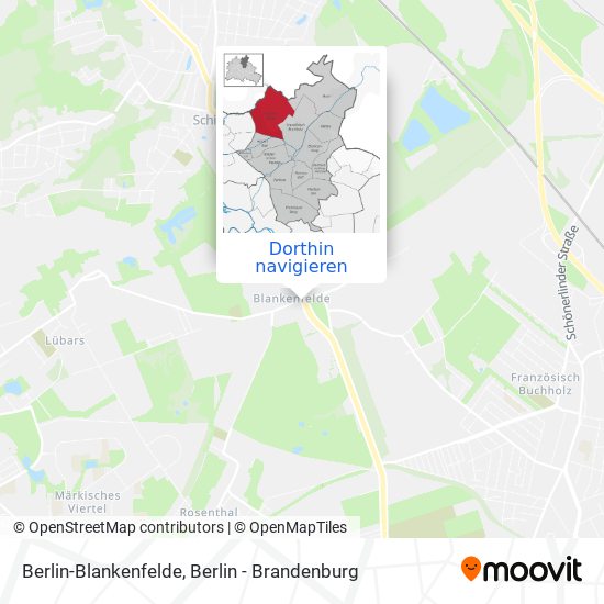 Berlin-Blankenfelde Karte