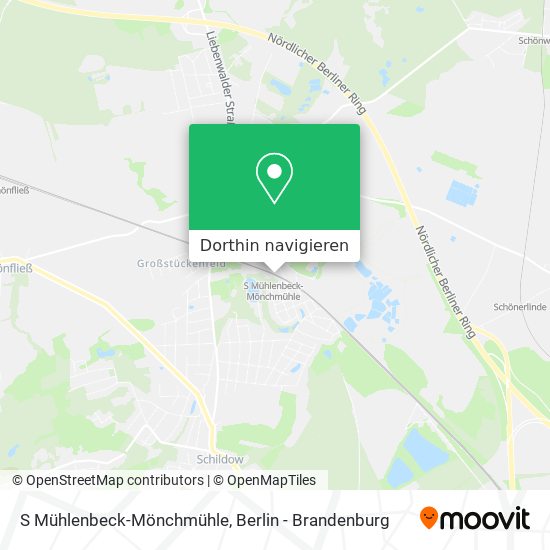 S Mühlenbeck-Mönchmühle Karte