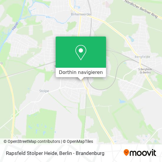 Rapsfeld Stolper Heide Karte