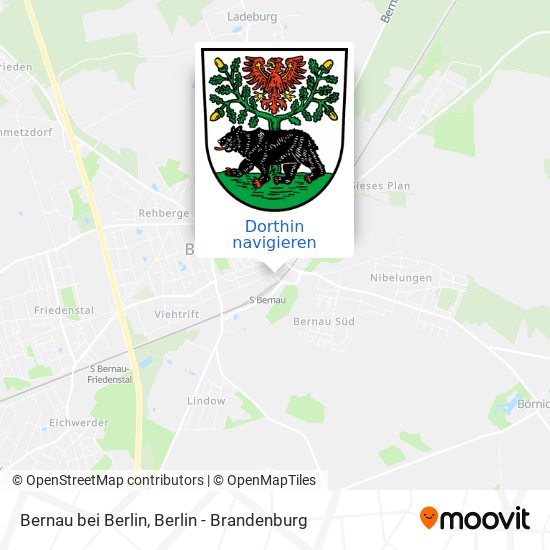 Bernau bei Berlin Karte