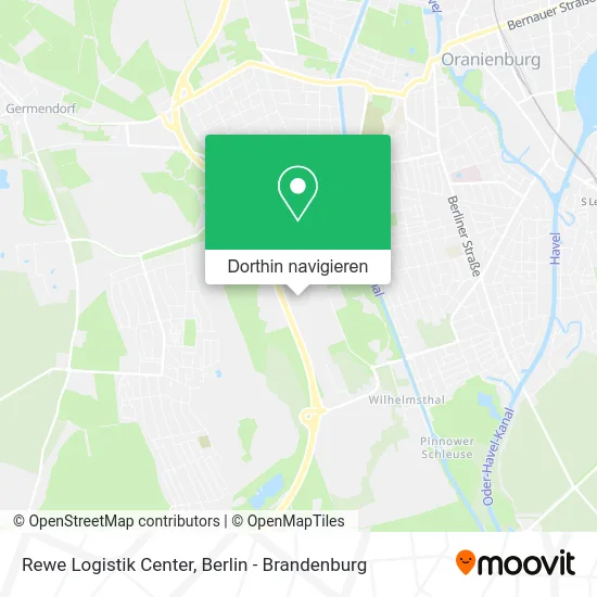 Rewe Logistik Center Karte