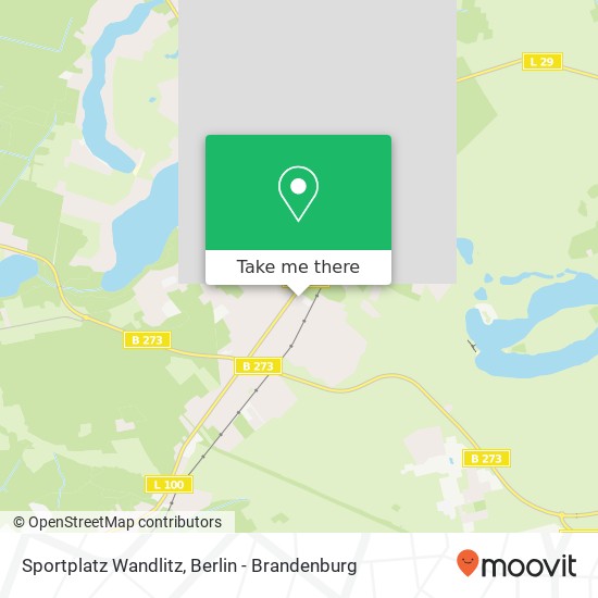 Sportplatz Wandlitz Karte