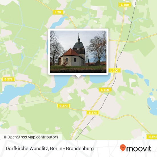 Dorfkirche Wandlitz Karte