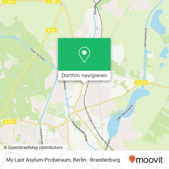 My Last Asylum-Proberaum Karte