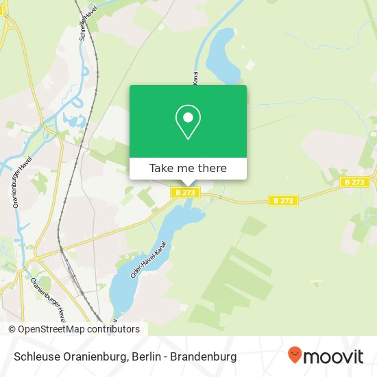 Schleuse Oranienburg Karte