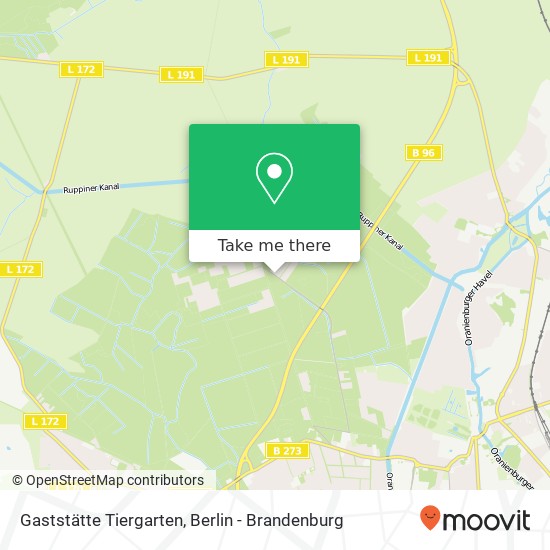 Gaststätte Tiergarten Karte