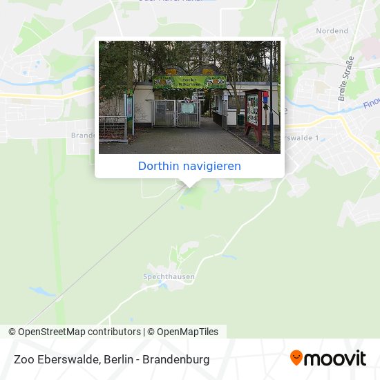 Zoo Eberswalde Karte