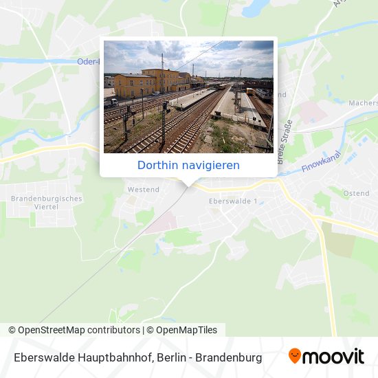Eberswalde Hauptbahnhof Karte