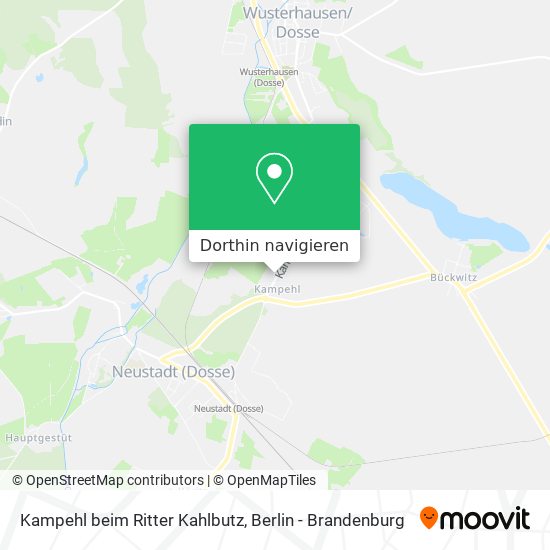 Kampehl beim Ritter Kahlbutz Karte