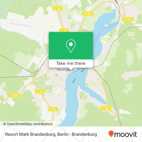 Resort Mark Brandenburg Karte
