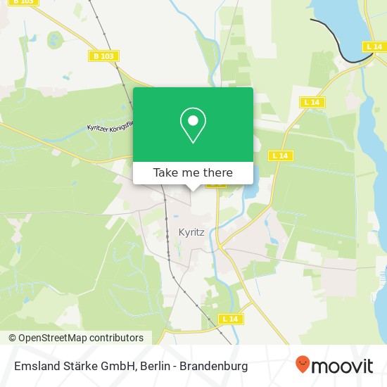 Emsland Stärke GmbH Karte