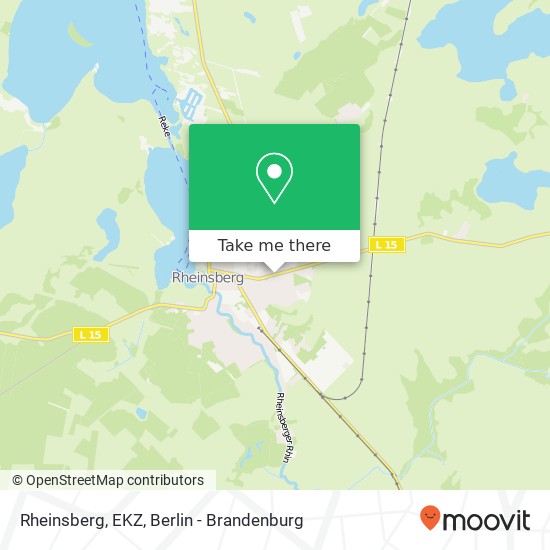 Rheinsberg, EKZ Karte