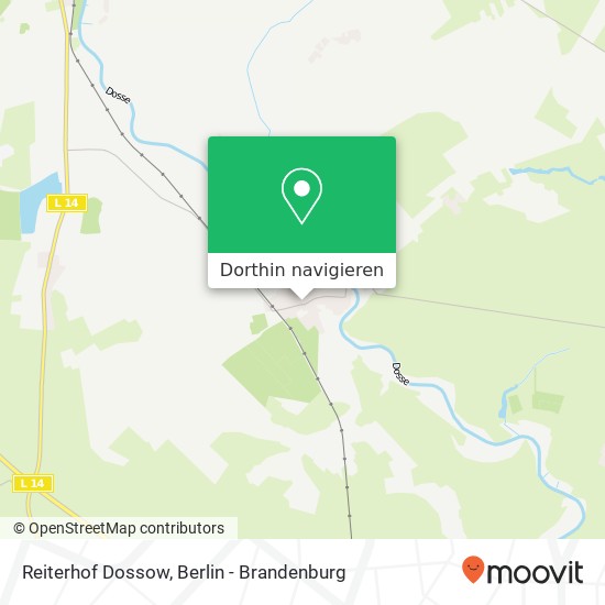 Reiterhof Dossow Karte