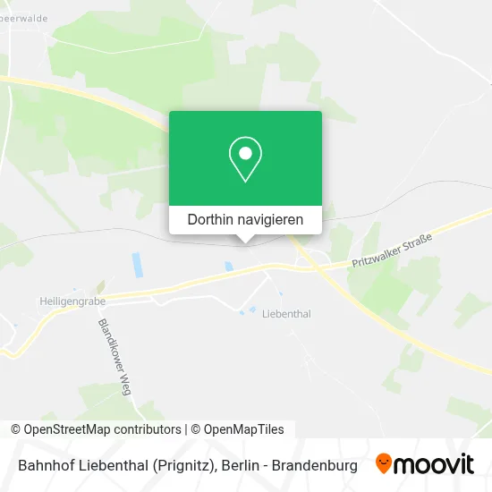 Bahnhof Liebenthal (Prignitz) Karte
