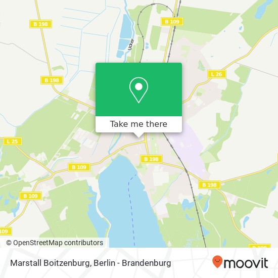 Marstall Boitzenburg Karte