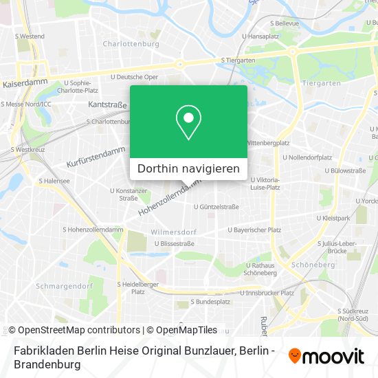 Fabrikladen Berlin Heise Original Bunzlauer Karte