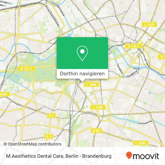 M.Aesthetics Dental Care, Leipziger Platz 11 Karte