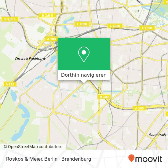 Roskos & Meier, Hohenzollerndamm 151 Karte