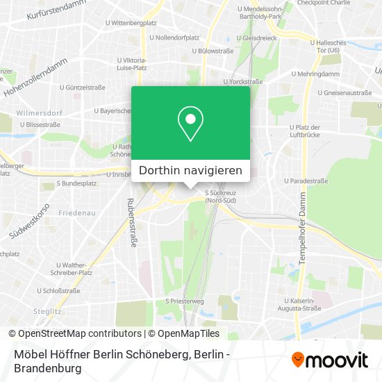 Möbel Höffner Berlin Schöneberg Karte