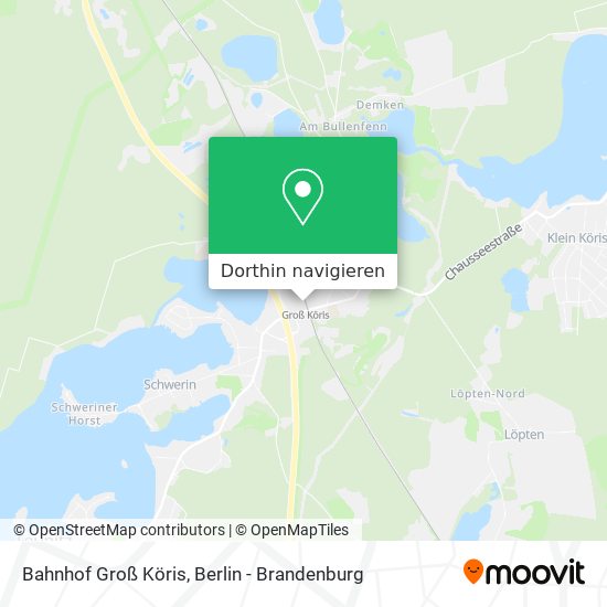 Bahnhof Groß Köris Karte