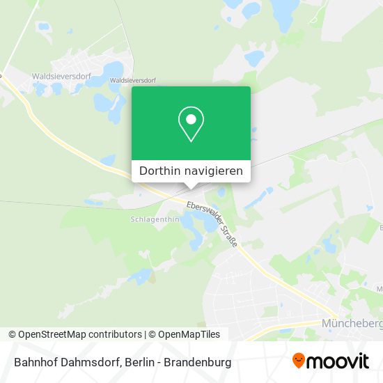 Bahnhof Dahmsdorf Karte