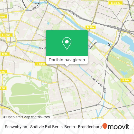 Schwabylon - Spätzle Exil Berlin, Pannierstraße 9 Karte