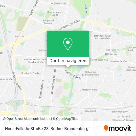 Hans-Fallada-Straße 23 Karte