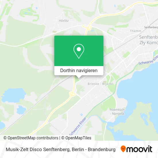 Musik-Zelt Disco Senftenberg Karte