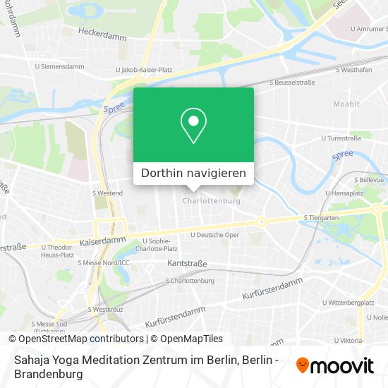 Sahaja Yoga Meditation Zentrum im Berlin Karte