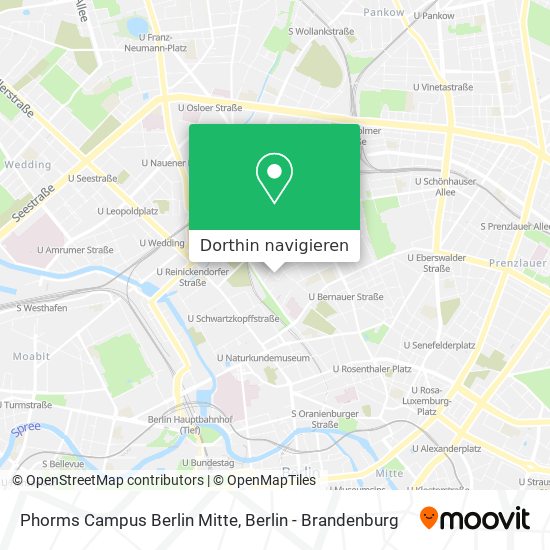 Phorms Campus Berlin Mitte Karte
