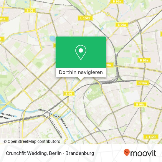 Crunchfit Wedding, Pankstraße Karte