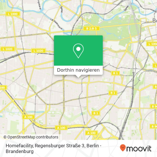 Homefacility, Regensburger Straße 3 Karte