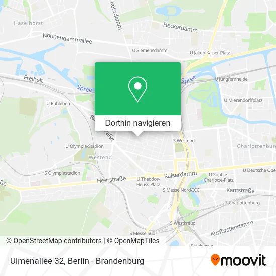 Ulmenallee 32 Karte