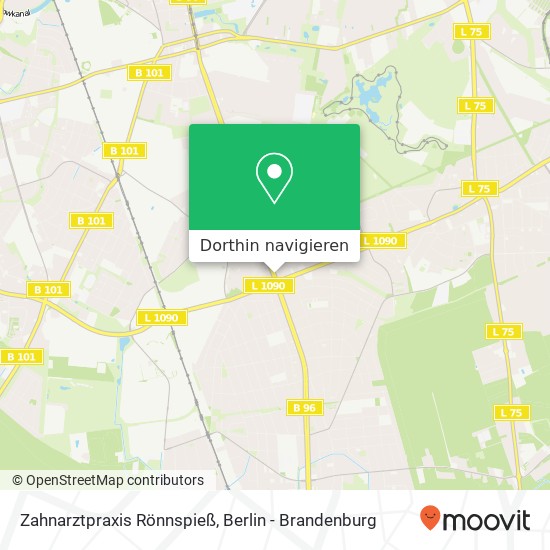 Zahnarztpraxis Rönnspieß, Mariendorfer Damm 443 Karte
