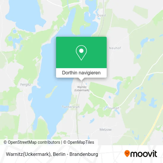 Warnitz(Uckermark) Karte