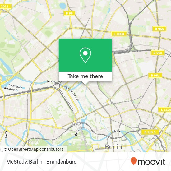 McStudy, Chausseestraße Karte